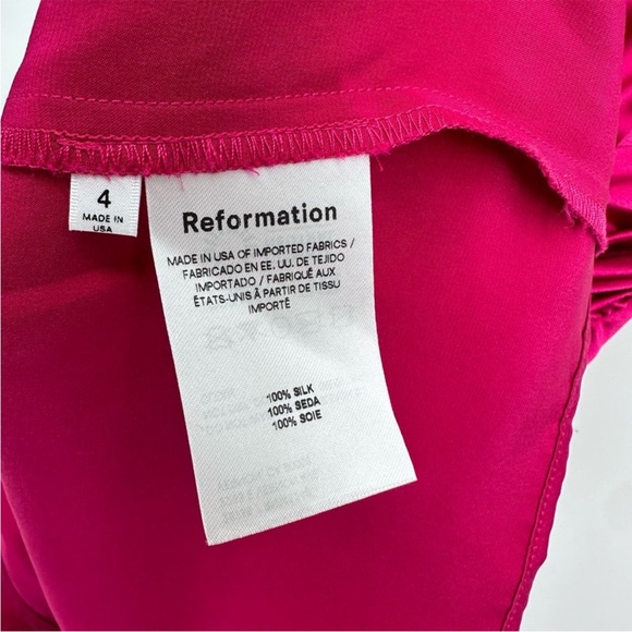 Reformation Women’s Fonda Silk Bustier Mini Dress - Picture 5 of 5